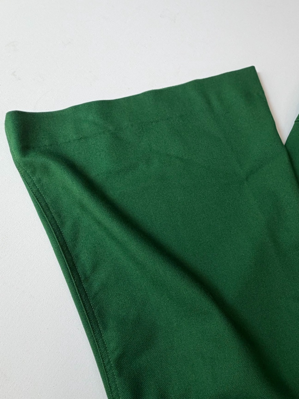 Corey Lynn Calter Green Wide Leg Pants High Rise Trouser Flare Size 12 - Picture 5 of 13